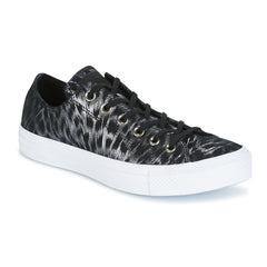 Sneakers basse donne Converse  CHUCK TAYLOR ALL STAR SHIMMER SUEDE OX BLACK/BLACK/WHITE  Nero 