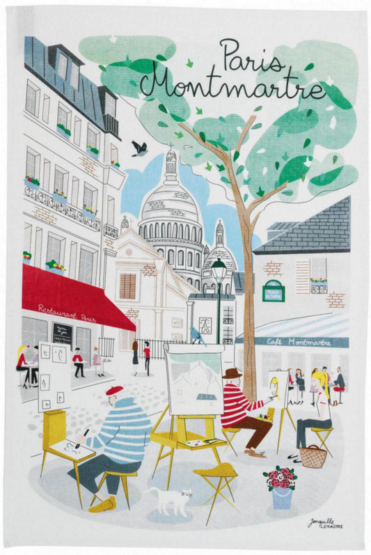 Strofinaccio Paris Montmartre Blanc 48 X 72 1009