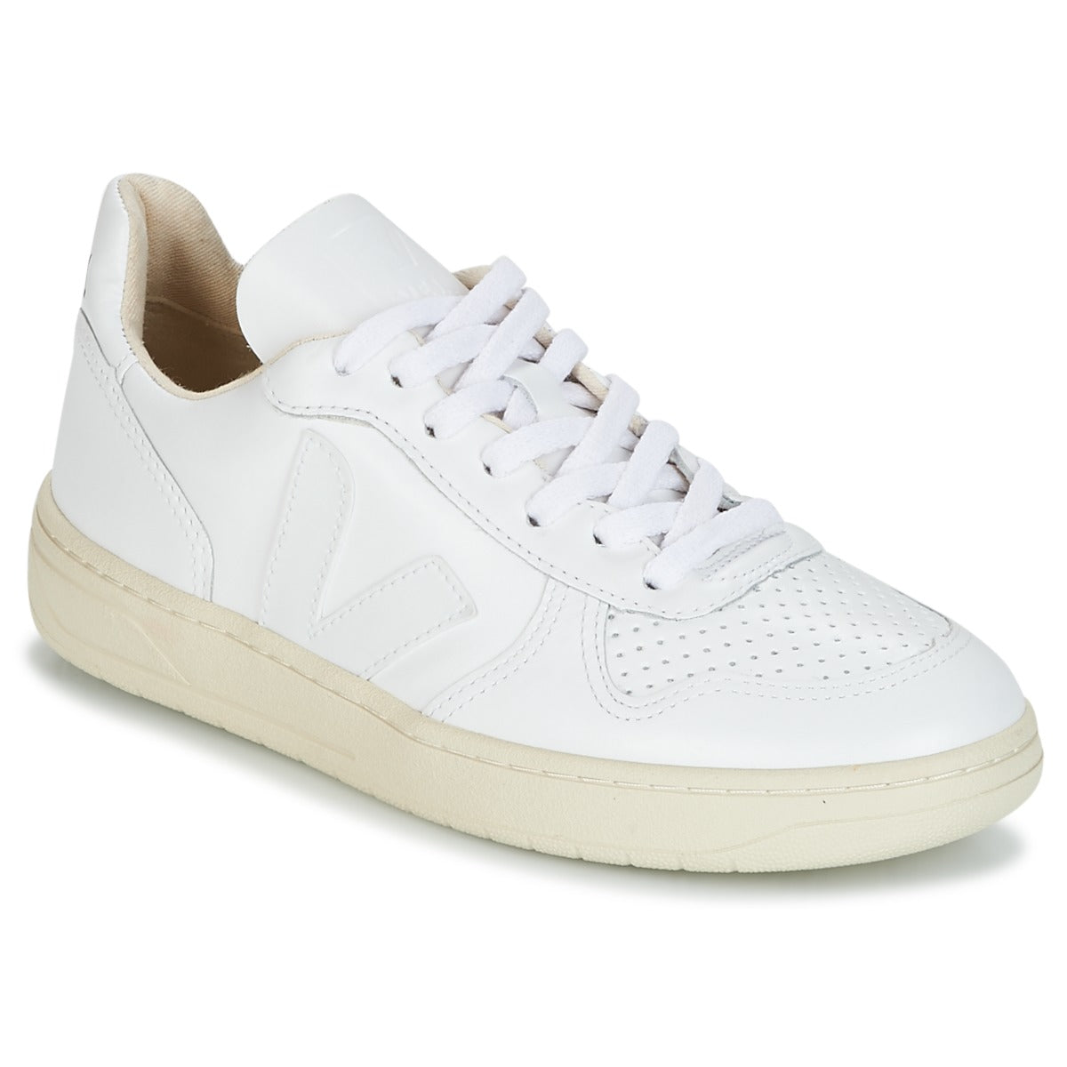 Sneakers basse donne Veja  V-10  Bianco 