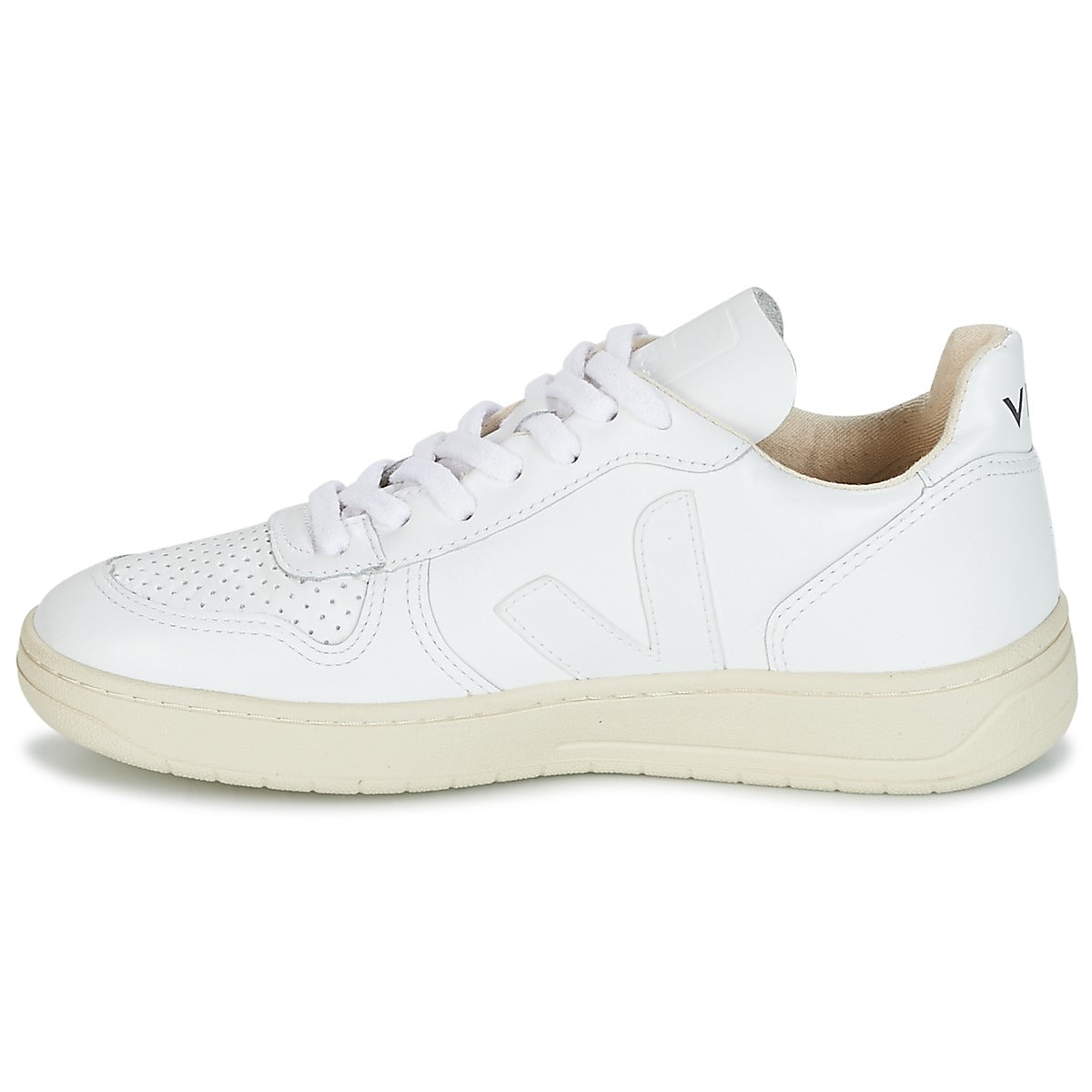 Sneakers basse donne Veja  V-10  Bianco 