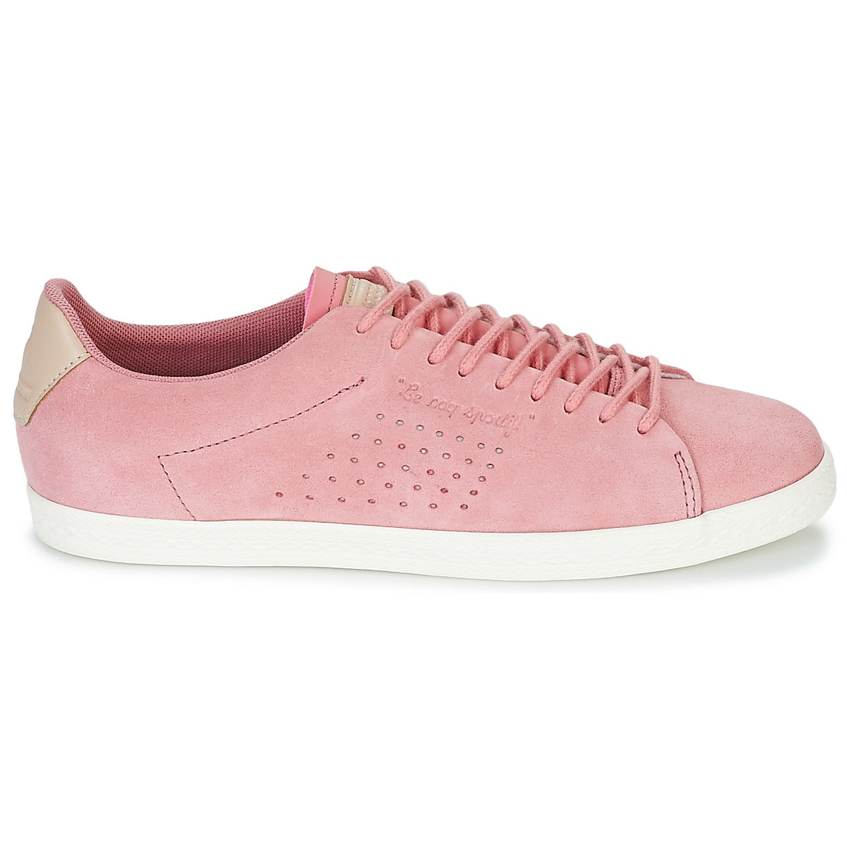 Sneakers basse donne Le Coq Sportif  CHARLINE SUEDE  Rosa 