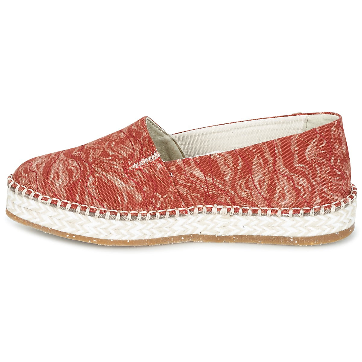 Scarpe Espadrillas donne El Naturalista  SEAWEED CANVAS  Rosso 