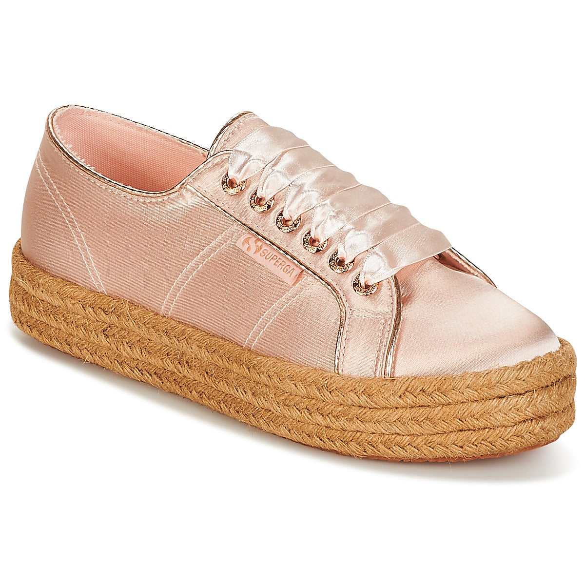 Sneakers basse donne Superga  2730 SATIN COTMETROPE W  Rosa 