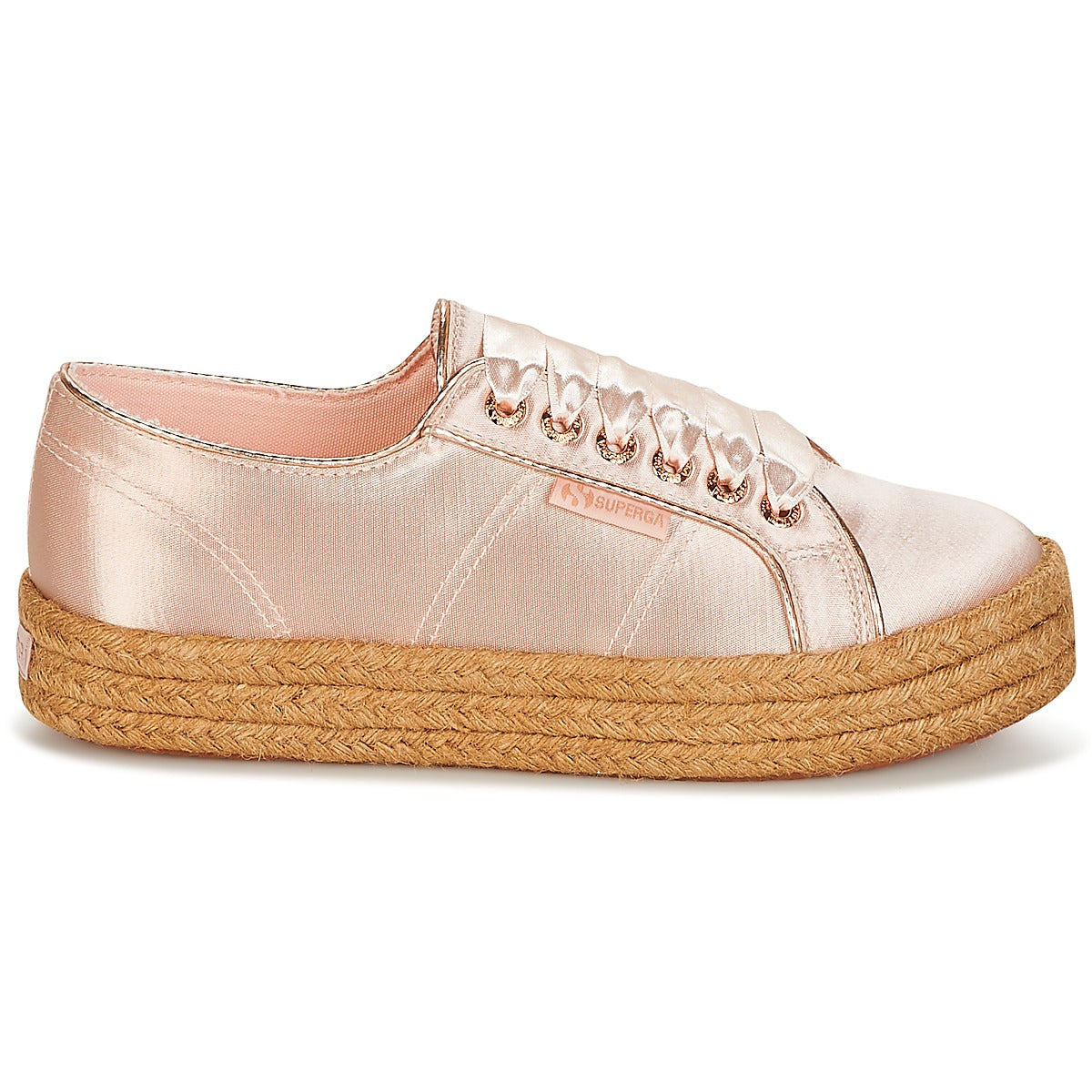 Sneakers basse donne Superga  2730 SATIN COTMETROPE W  Rosa 