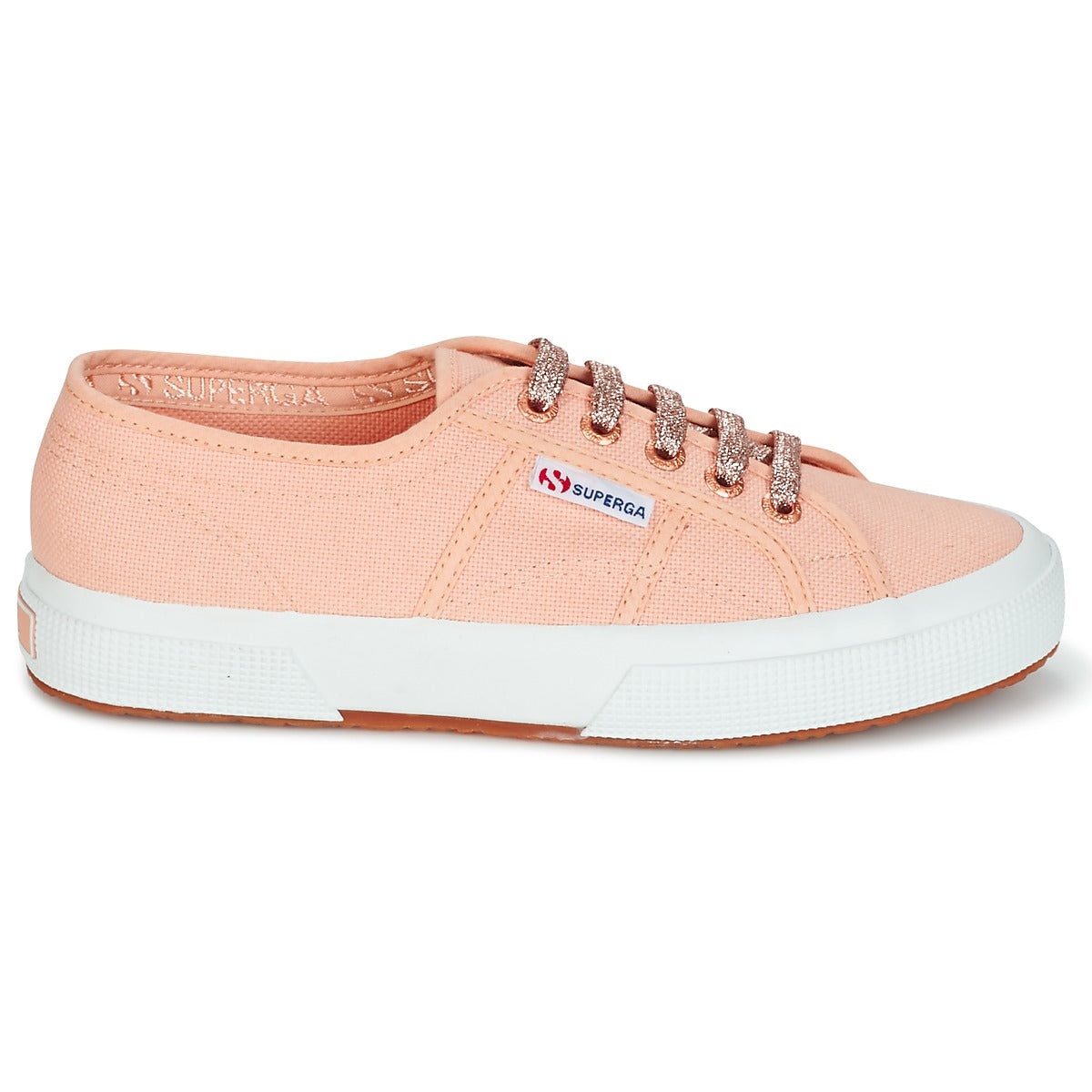 Sneakers basse donne Superga  2750 CLASSIC SUPER GIRL EXCLUSIVE  Rosa 