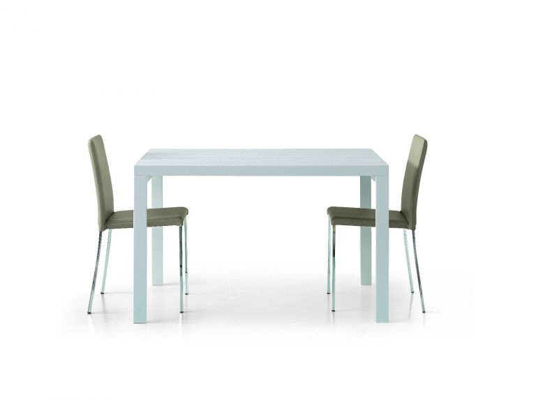 Tavolo CASTIGLIONCELLO allungabile bianco 120×90 cm – 240×90 cm