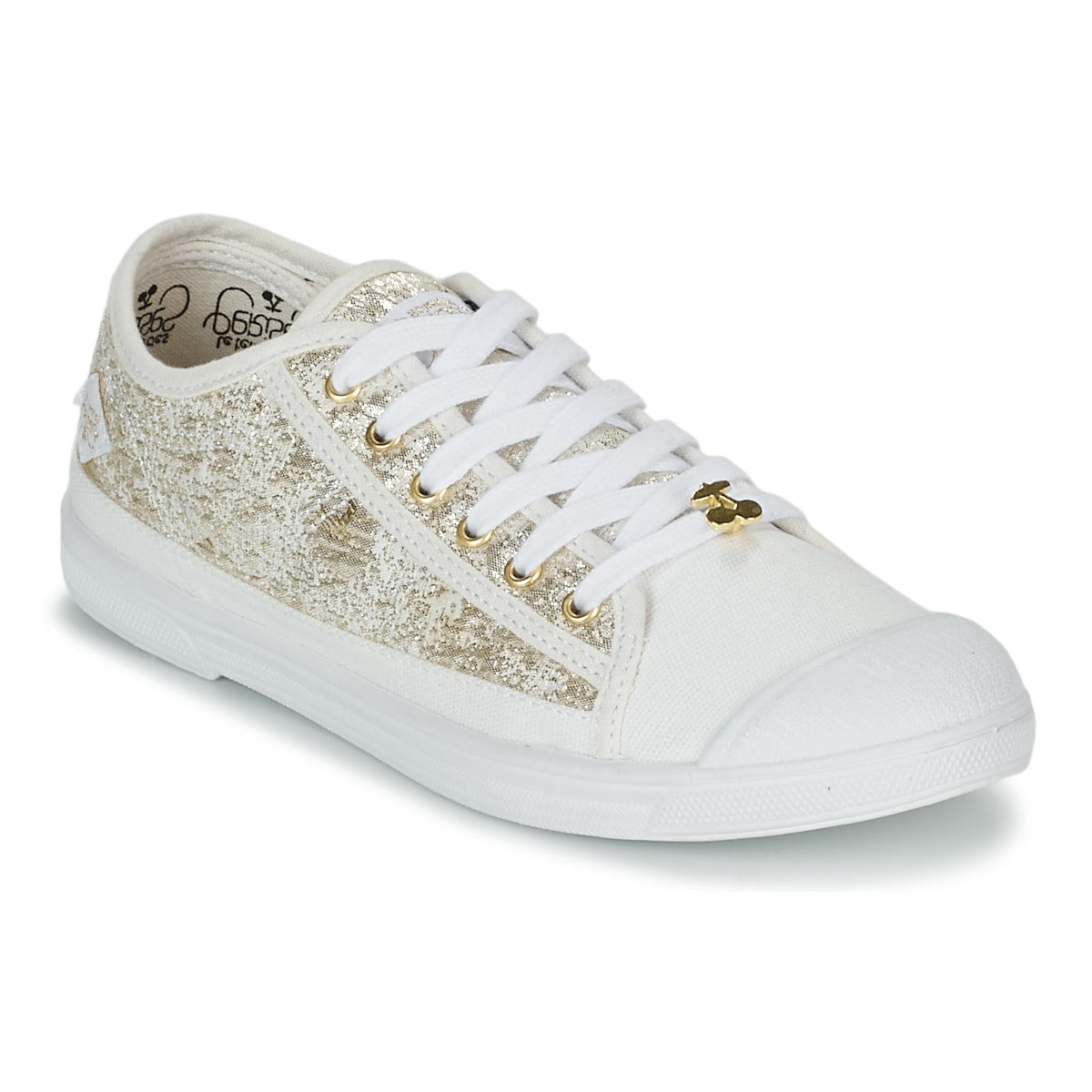 Sneakers basse donne Le Temps des Cerises  BASIC 02  Oro 