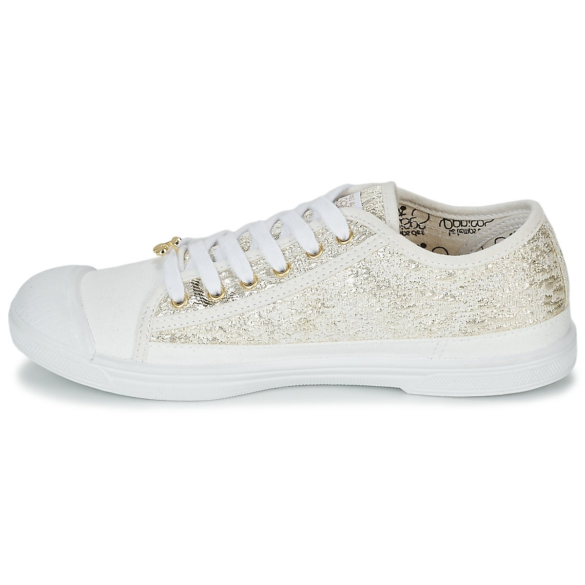 Sneakers basse donne Le Temps des Cerises  BASIC 02  Oro 