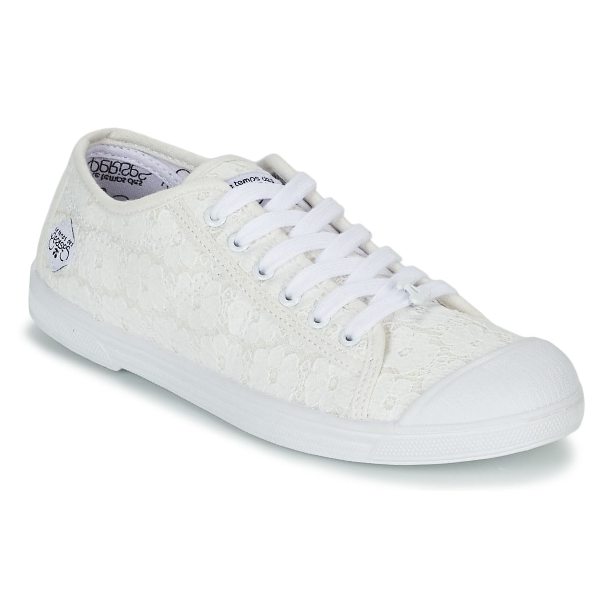 Sneakers basse donne Le Temps des Cerises  BASIC 02  Bianco 