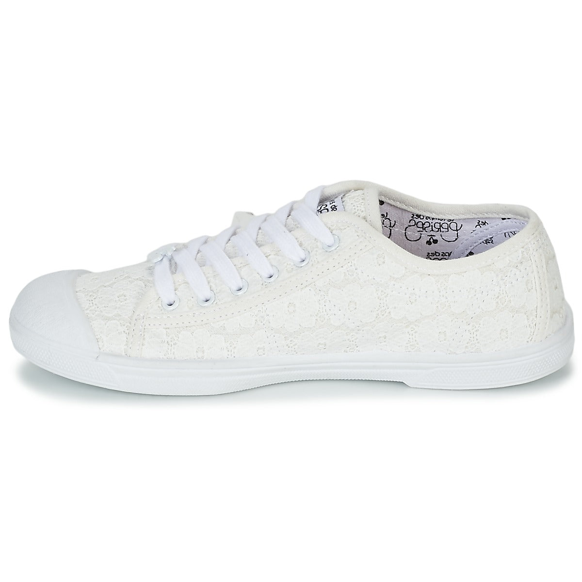 Sneakers basse donne Le Temps des Cerises  BASIC 02  Bianco 