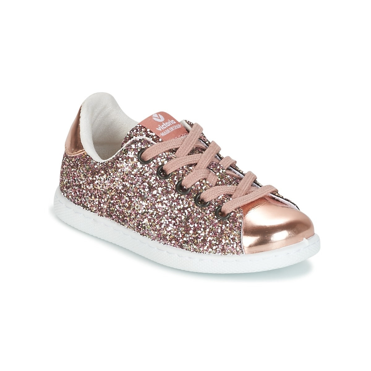 Scarpe bambini ragazza Victoria  DEPORTIVO GLITTER KID  Rosa 