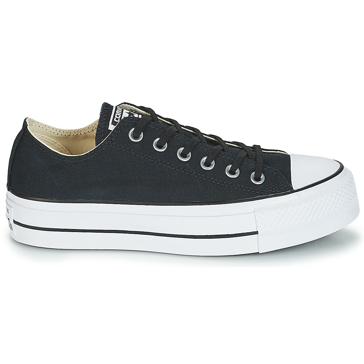 Sneakers basse donne Converse  Chuck Taylor All Star Lift Clean Ox Core Canvas  Nero 