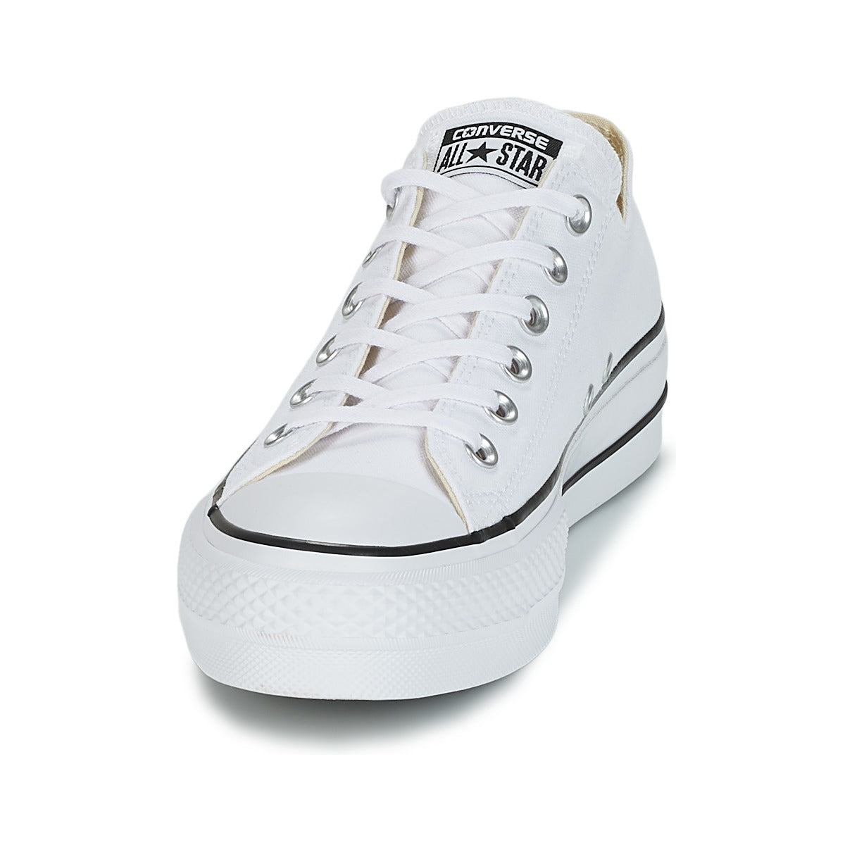 Sneakers basse donne Converse  Chuck Taylor All Star Lift Clean Ox Core Canvas  Bianco 