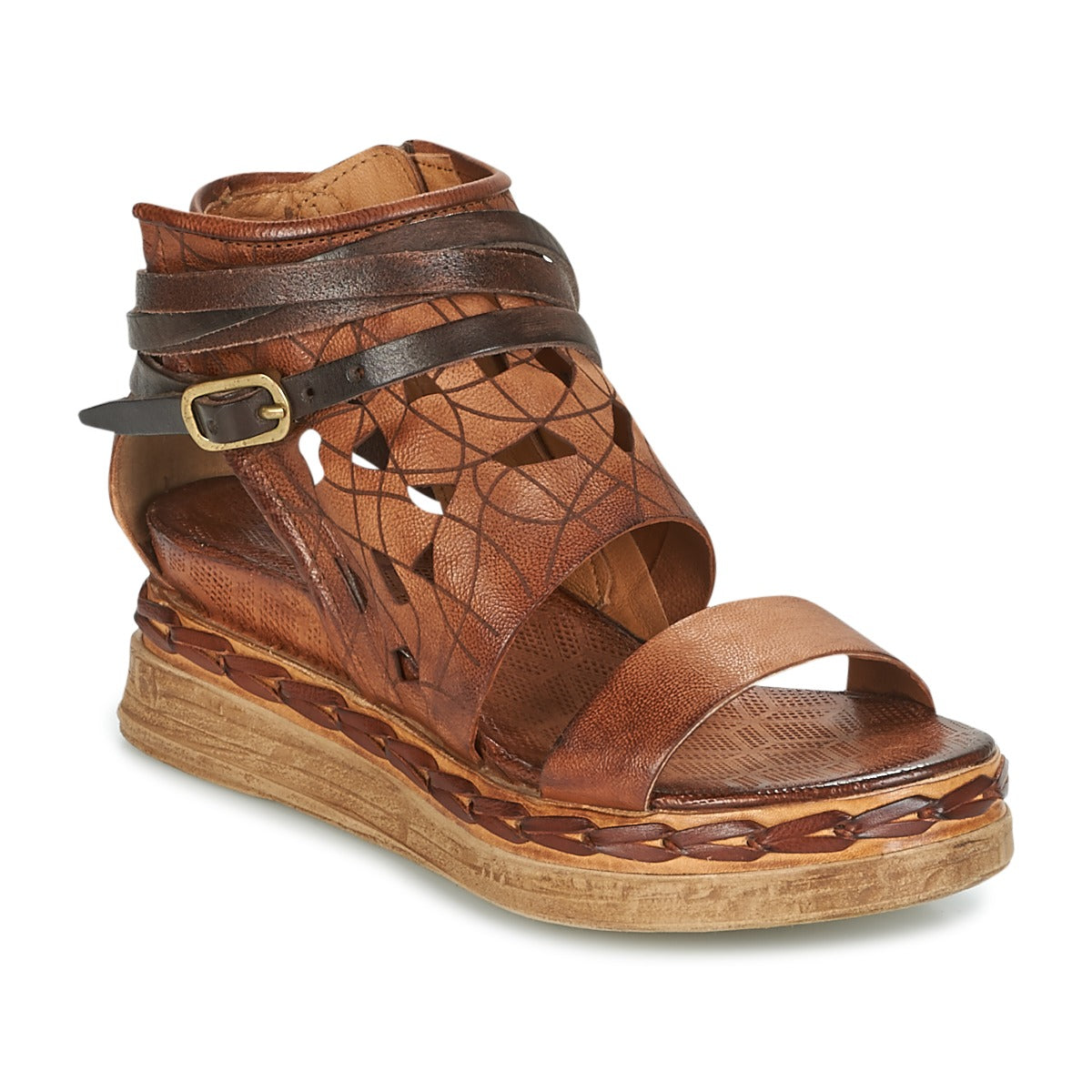 Sandali donne Airstep / A.S.98  LAGOS  Marrone 