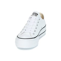 Sneakers basse donne Converse  CHUCK TAYLOR ALL STAR LIFT CLEAN OX LEATHER  Bianco 