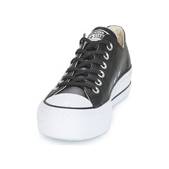 Sneakers basse donne Converse  CHUCK TAYLOR ALL STAR LIFT CLEAN OX LEATHER  Nero 