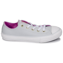 Scarpe bambini ragazza Converse  CHUCK TAYLOR ALL STAR HI  Argento 