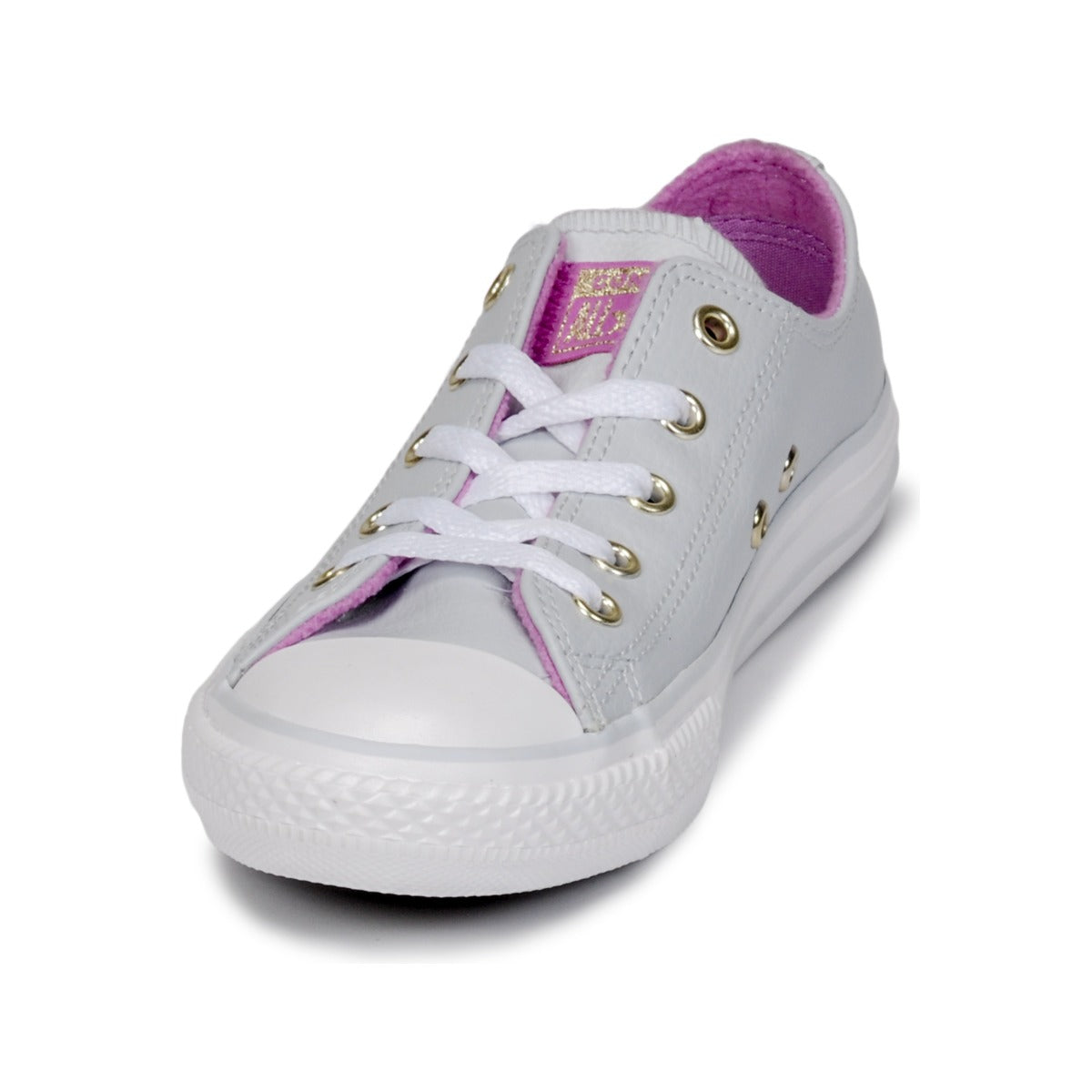 Scarpe bambini ragazza Converse  CHUCK TAYLOR ALL STAR HI  Argento 