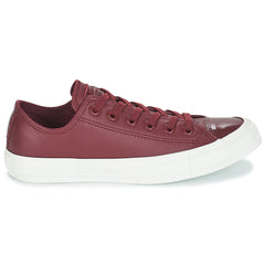 Sneakers basse donne Converse  CHUCK TAYLOR ALL STAR LEATHER OX  Bordeaux 