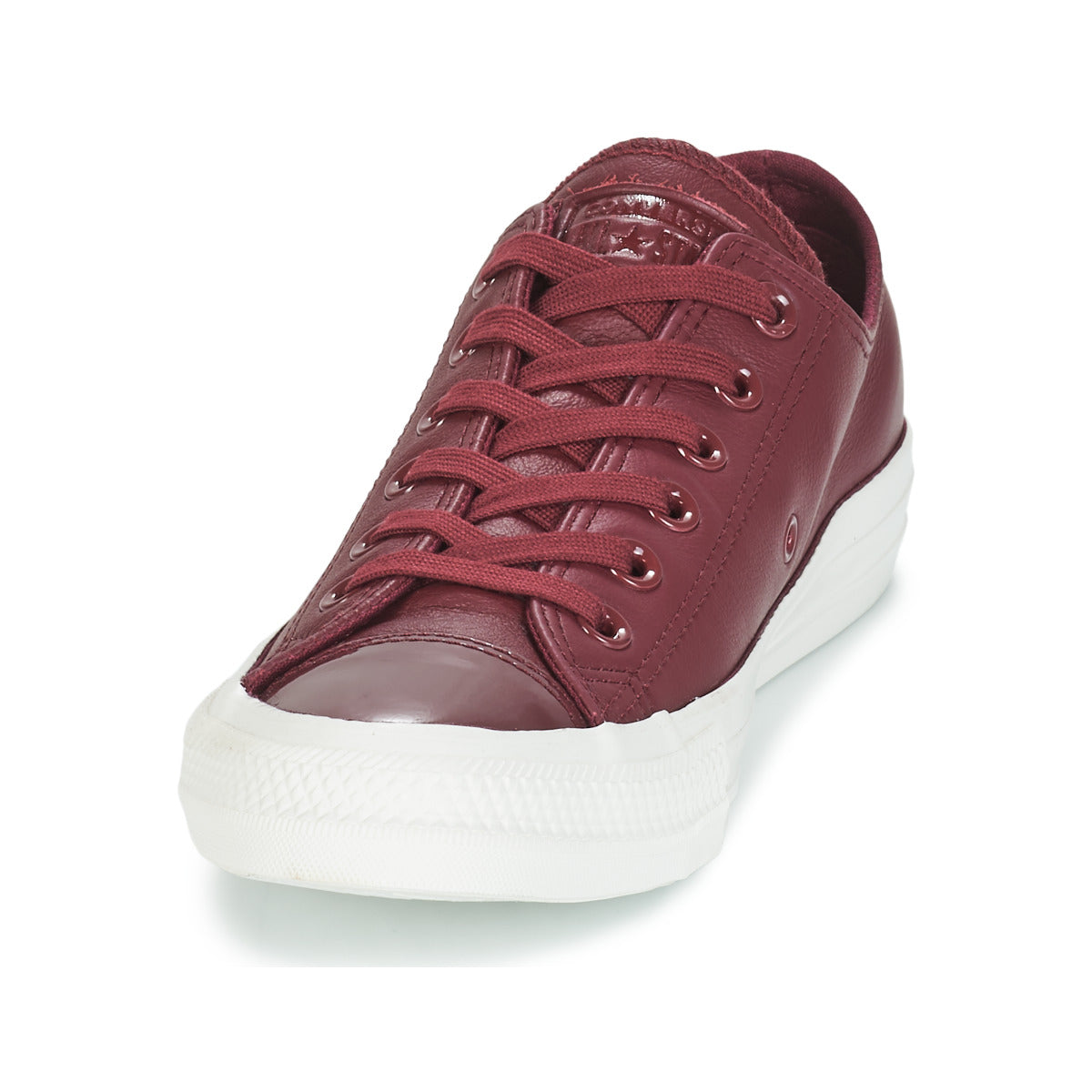 Sneakers basse donne Converse  CHUCK TAYLOR ALL STAR LEATHER OX  Bordeaux 