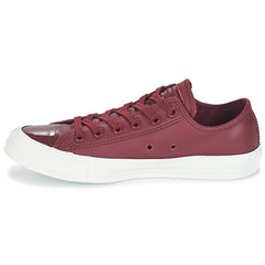 Sneakers basse donne Converse  CHUCK TAYLOR ALL STAR LEATHER OX  Bordeaux 