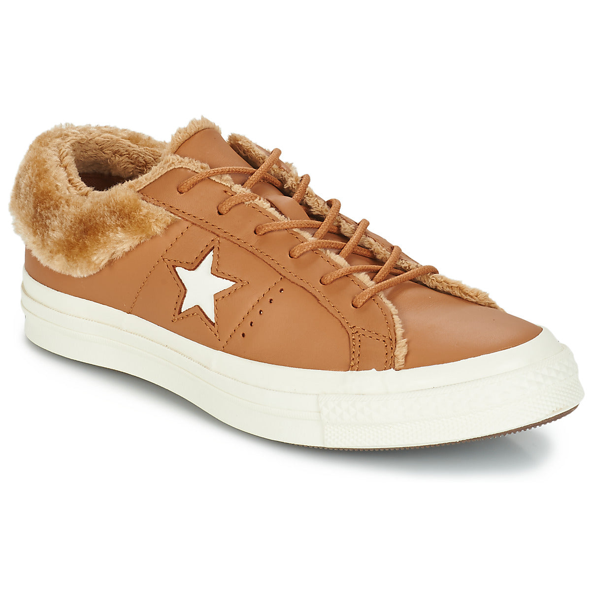 Sneakers basse donne Converse  ONE STAR LEATHER OX  Marrone 