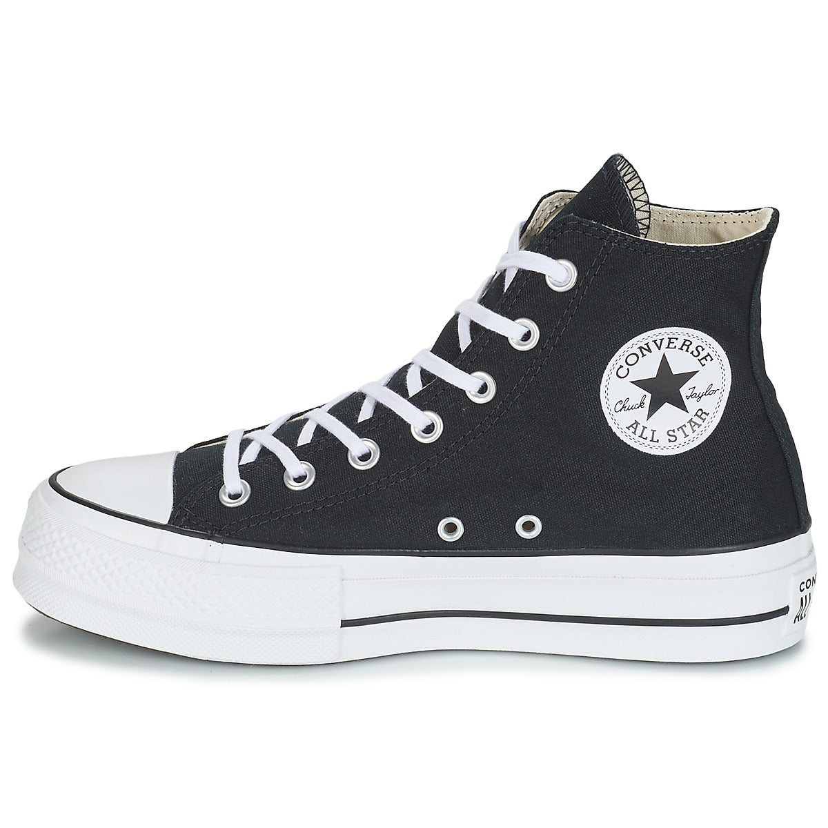 Sneakers alte donne Converse  CHUCK TAYLOR ALL STAR LIFT CANVAS HI  Nero 