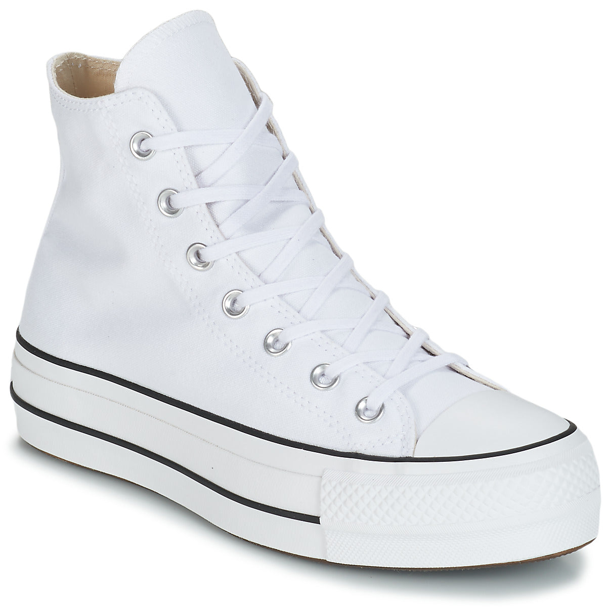 Sneakers alte donne Converse  CHUCK TAYLOR ALL STAR LIFT CANVAS HI  Bianco 