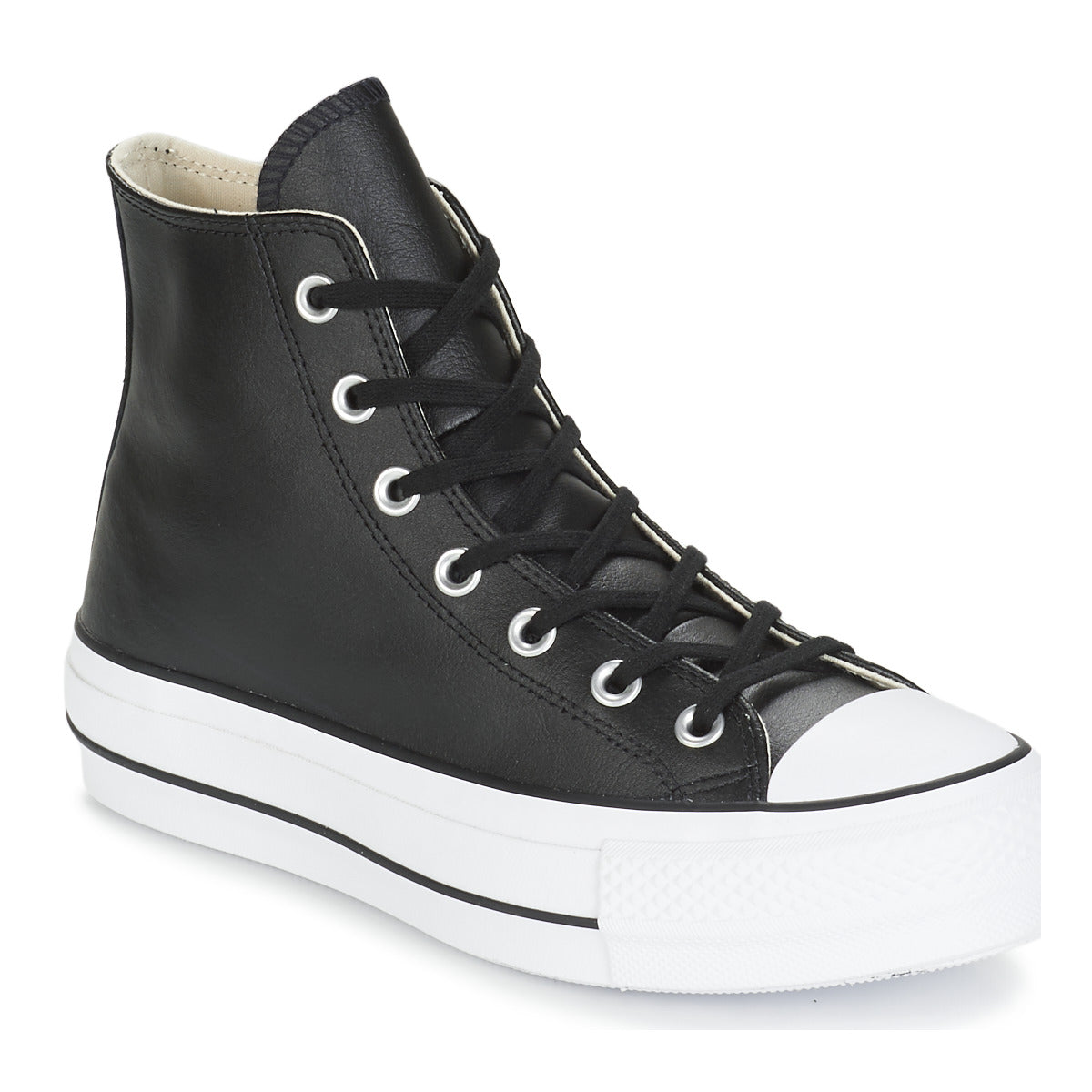 Sneakers alte donne Converse  CHUCK TAYLOR ALL STAR LIFT CLEAN LEATHER HI  Nero 