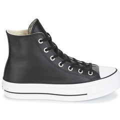 Sneakers alte donne Converse  CHUCK TAYLOR ALL STAR LIFT CLEAN LEATHER HI  Nero 