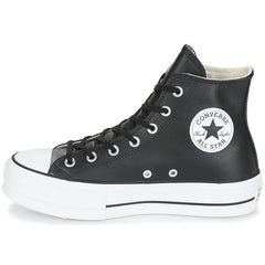 Sneakers alte donne Converse  CHUCK TAYLOR ALL STAR LIFT CLEAN LEATHER HI  Nero 