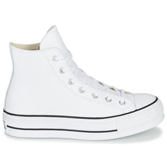 Sneakers alte donne Converse  CHUCK TAYLOR ALL STAR LIFT CLEAN LEATHER HI  Bianco 