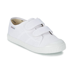 Scarpe bambini ragazzo Victoria  BLUCHER LONA DOS VELCROS  Bianco 