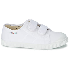 Scarpe bambini ragazzo Victoria  BLUCHER LONA DOS VELCROS  Bianco 