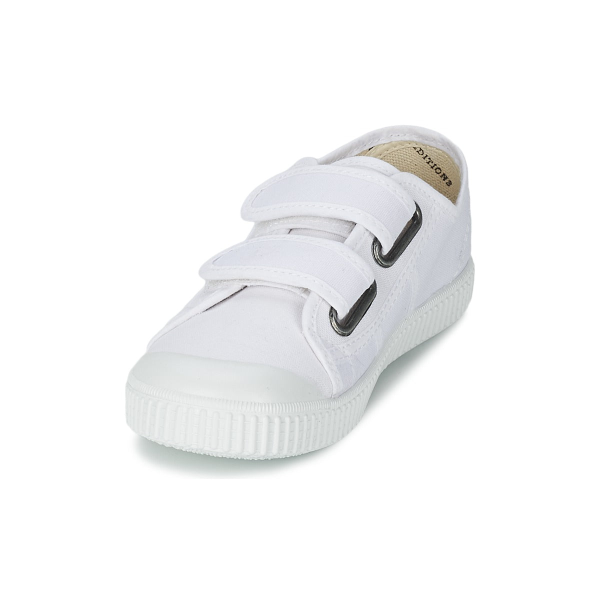 Scarpe bambini ragazza Victoria  BLUCHER LONA DOS VELCROS  Bianco 