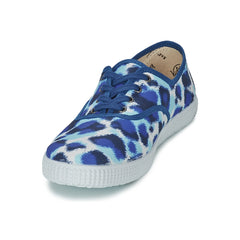 Sneakers basse donne Victoria  INGLESA ESTAMP HUELLA TIGRE  Blu 