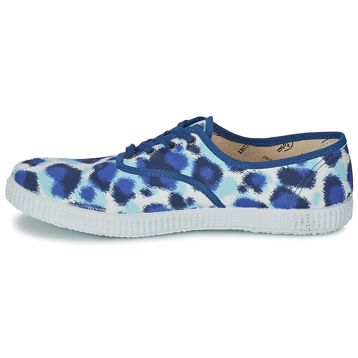 Sneakers basse donne Victoria  INGLESA ESTAMP HUELLA TIGRE  Blu 