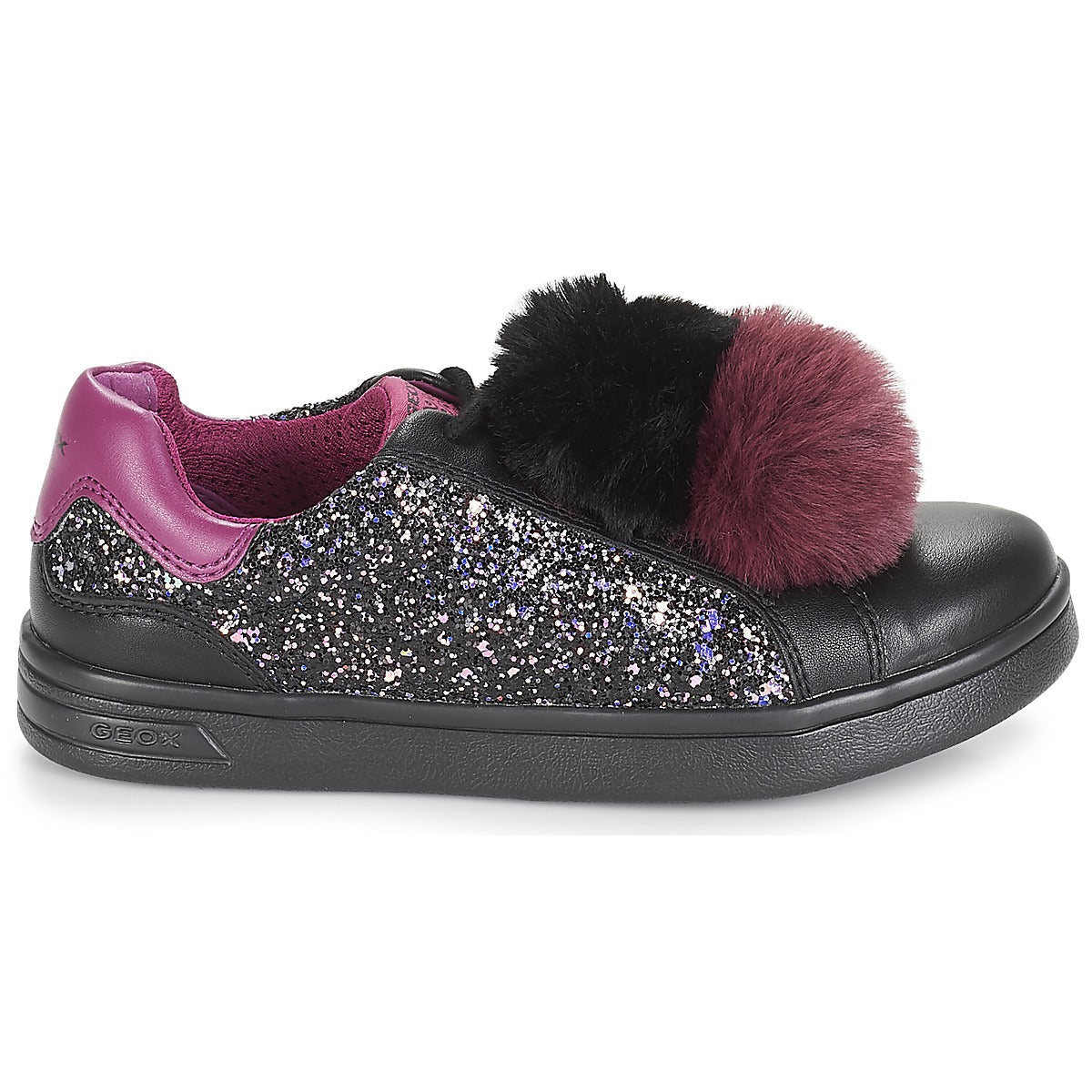 Scarpe bambini ragazza Geox  J DJROCK GIRL  Nero 