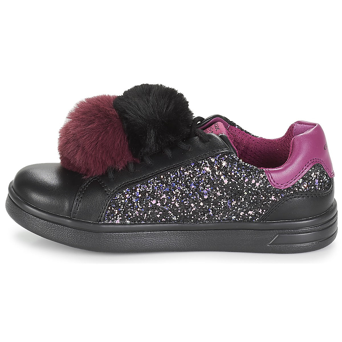 Scarpe bambini ragazza Geox  J DJROCK GIRL  Nero 