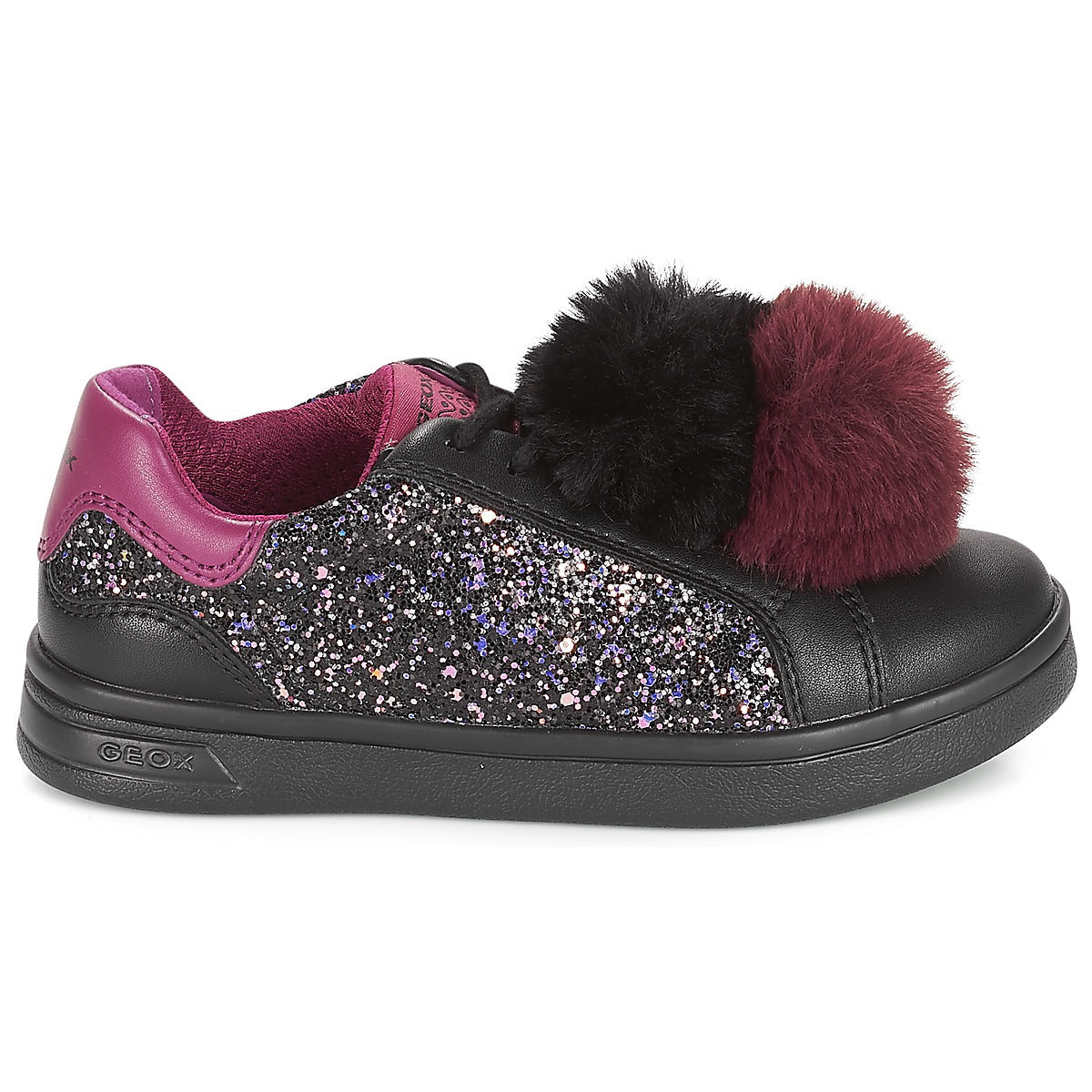 Scarpe bambini ragazza Geox  J DJROCK GIRL  Nero 