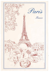 Strofinaccio Paris Tour Eiffel Écru 72 X 48