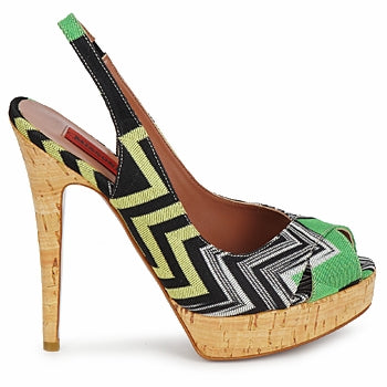 Sandali donne Missoni  RM71  Verde 