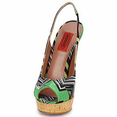 Sandali donne Missoni  RM71  Verde 