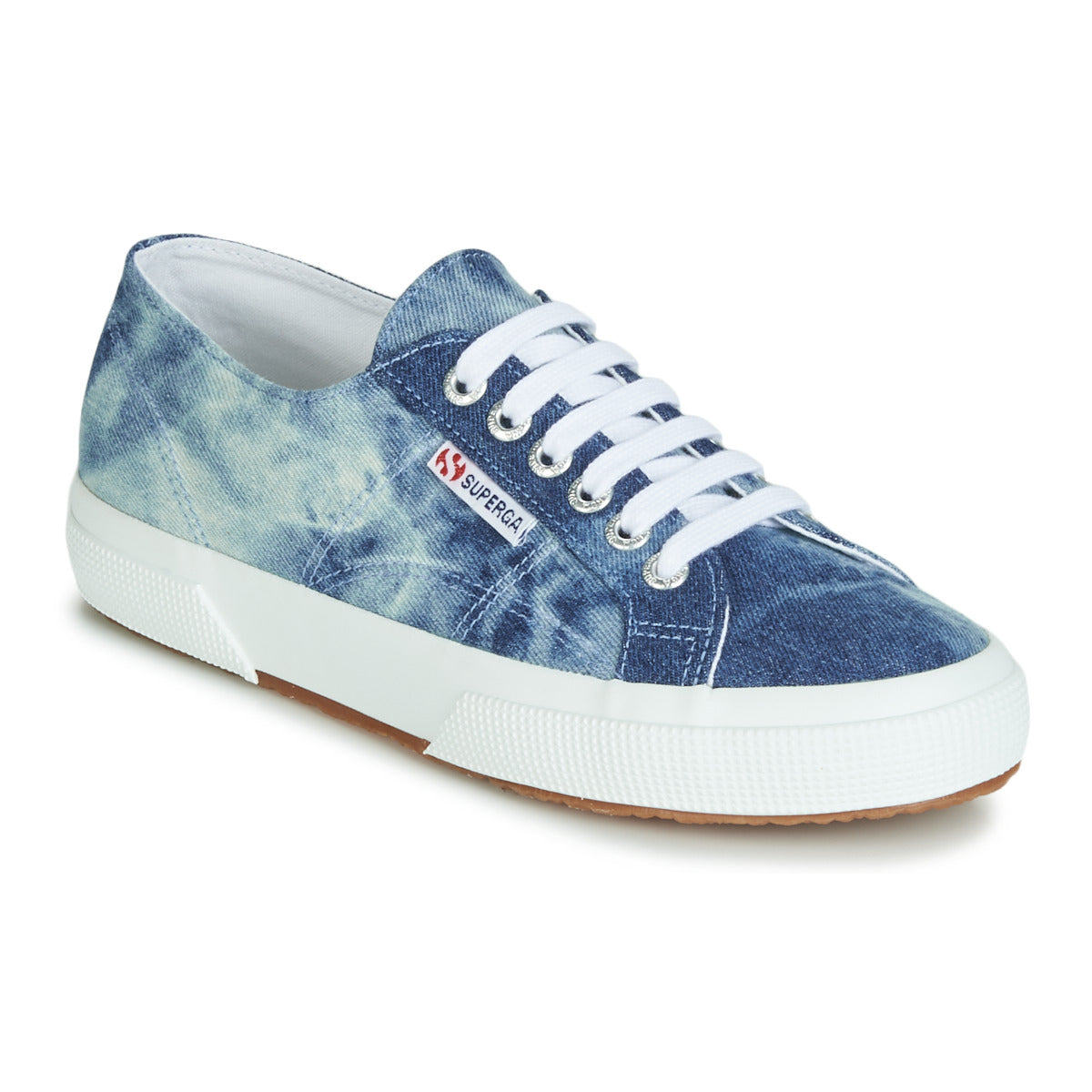 Sneakers basse donne Superga  2750 TIE DYE DENIM  Blu 