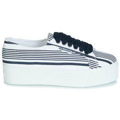 Sneakers basse donne Superga  2790 COT MULTI STRIPE W  Bianco 