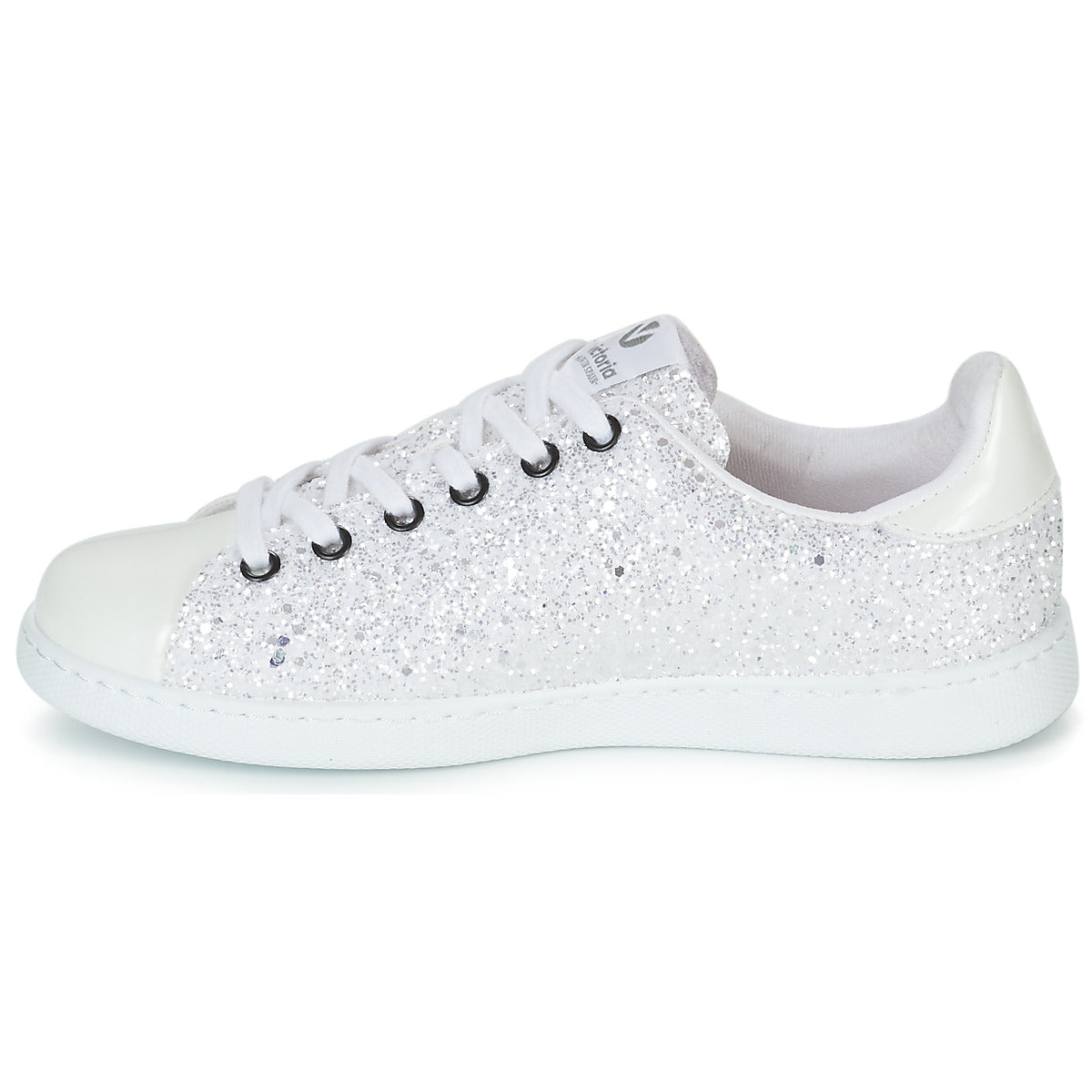 Sneakers basse donne Victoria  TENIS GLITTER  Bianco 