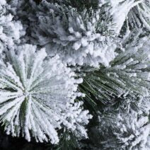 Albero di Natale innevato slim PRAGA 240 cm