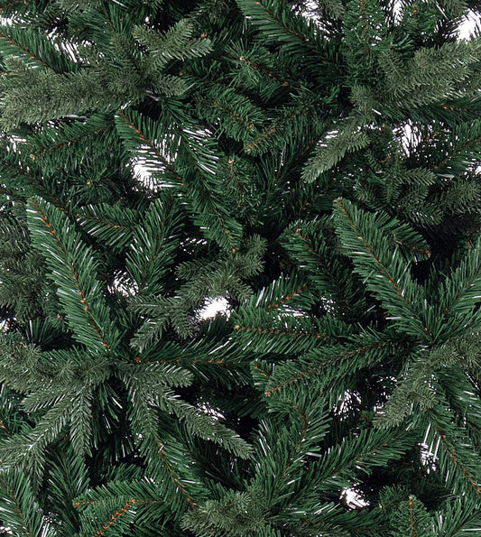 albero di natale miller 240 cm, dettaglio dei rami fitti e aghi effetto naturale