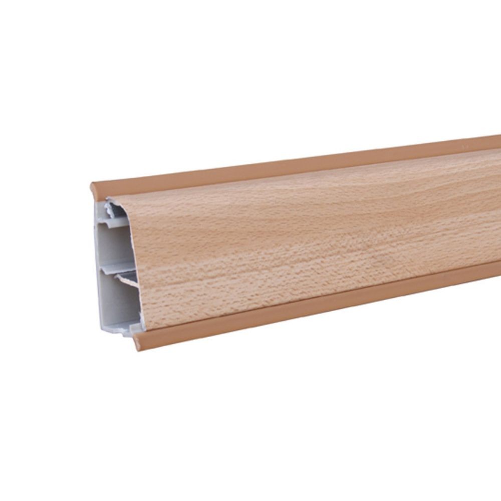 alzatina becco 5 metri colore faggio chiaro, alzatina in primo piano, ideale per completare il piano cucina