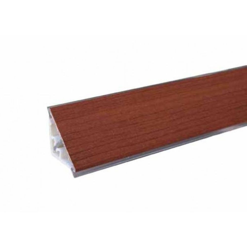 alzatina triangolare in pvc rivestita in carta colore ciliegio 4 metri, alzatina in primo piano, ideale per completare il piano cucina